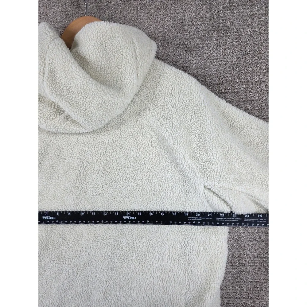 Nike Sportswear Tech Fleece Sherpa‎ ICON Hoodie Mens Large Cream Off-White Zip